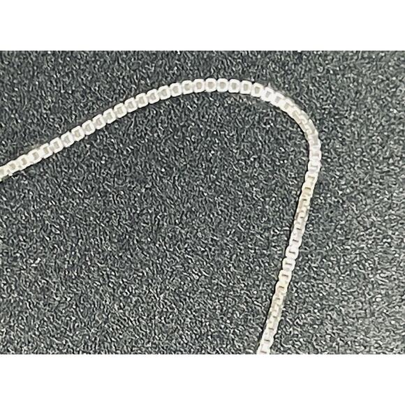 20” Sterling Silver Flower Pendant Necklace 925 I3 - Picture 5 of 9